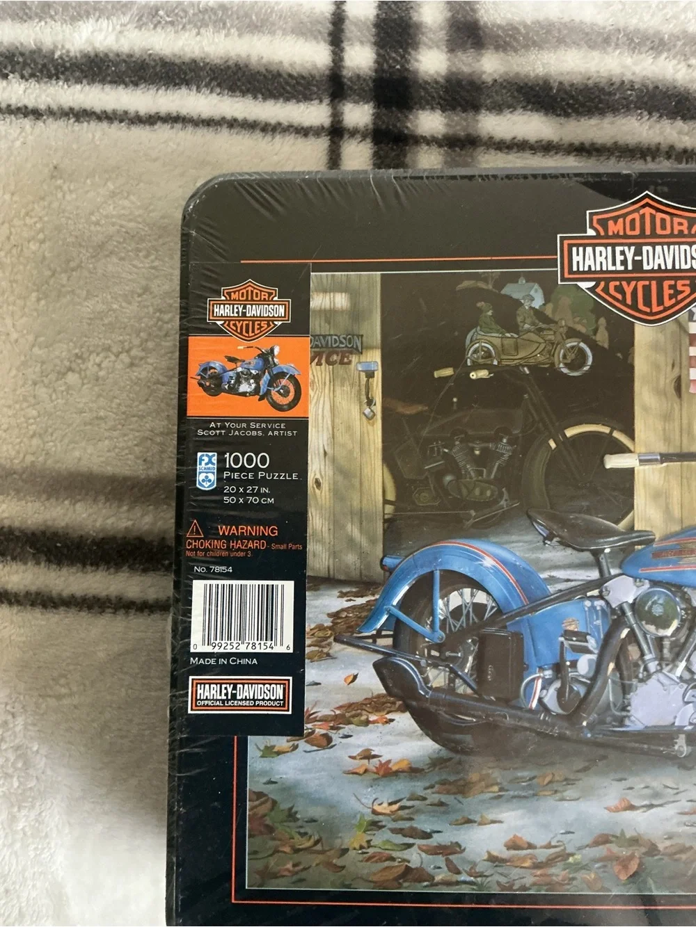 Harley Davidson 1000 Piece Puzzle 2003 At Your Service Scott Jacob’s, Artist New